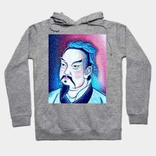 Sun Tzu Snowy Portrait | Sun Tzu Artwork 13 Hoodie